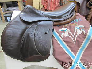 Voltaire Palm Beach Jumping Saddle 18 1/2" M Lightly Used GORGEOUS
