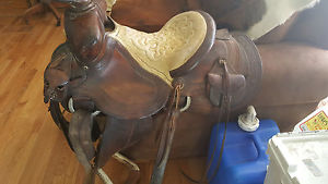 14" Vintage Hamley Saddle Pendleton