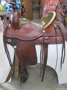 Circle Y J&L Tack Custom Ranch Saddle 15 1/2" Used