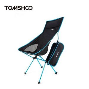 TOMSHOO Portable Outdoor Camping Hiking Fishing Chair Lounger Chair Ultra Lightw