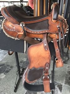 16" Tereque Saddle Paso Fino Trail Saddles Hornless 100% Leather cattle leather