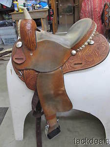 Frontier Barrel Saddle 14" Lightly Used Cute & Great Quality USA Made