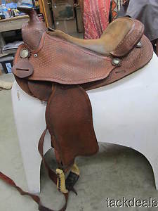 Arabian Arab Trail or Show Saddle Custom Made by Jims Saddlery of MO Used