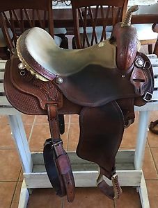 16" Sharon Camarillo Barrel Saddle By Courts Saddlery