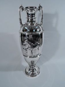Tiffany Trophy Cup - 10248 - Horse Race Racing - American Sterling Silver