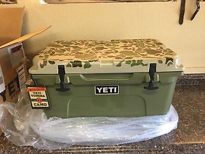 45qt yeti cooler camo only 500 made .