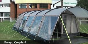 kampa croyde 8 tent package over £1200 worth.