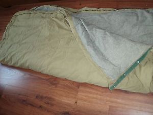 Woods Artic Down Sleeping Bag/ Eddie Bauer Type Vintage Robe-Hood- VG
