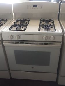 Beige Standard Size Stove GE