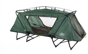 Kamp-Rite Oversize Easy Pitch Tent Cot Green Camping Hiking Hunt Sleep Outdoor