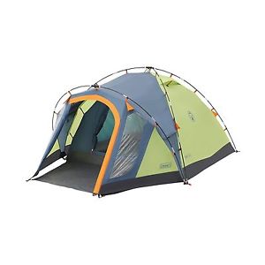 Coleman Drake FastPitch Tent  Lime Green and Blue 3 Person -