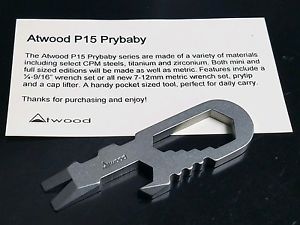 ***NEW***Peter Atwood Mini Steel P15 Prybaby Raw Bar