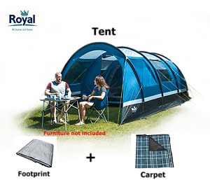 Royal Welford 4 - Package price Tent, Footprint, Carpet