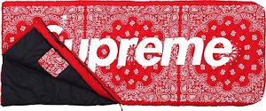 Supreme TNF The North Face Bandanna Dolomite Sleeping Bag Red CDG Camp Box Logo