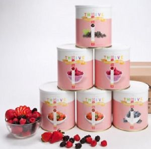 Berry 6-Pack Thrive Life Daily Use Or Emergency  Freeze-Dried Food 215 Servings