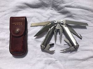 Leatherman Wave Modified Multitool Rebar Pliers S30V Blade Cutting Hook Awl