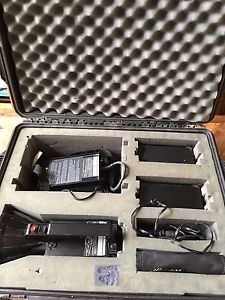 PEAK BEAM Searchlight. Complete in case, used, not tested. Ex us Army. manuals