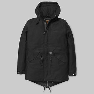 Carhartt, Clash Parka, Giacca, Black, Nero, Cappuccio, Nuovo
