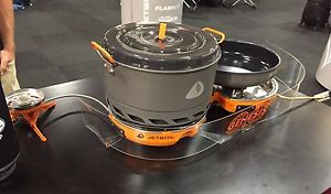 JETBOIL GENESIS Base CAMPING System Portable Propane GAS Grill STOVE+Pot+Pan+Bag