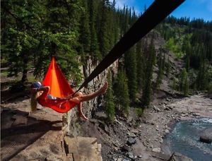 Yellow Leaf SEDONA HAMMOCK Classic Double: 400 lbs Crimson Red Blaze Orange
