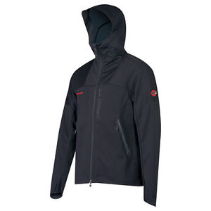 Mammut Ultimate Hoody Men Gore Windstopper Softshelljacke Herren schwarz black