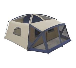 Ozark Trail 12-Person Cabin Tent with Screen Porch Family Travel Shelter Camping