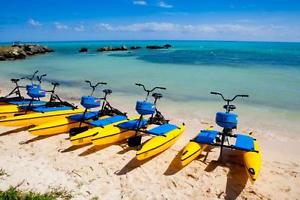 Bicicletta d'acqua Hydrobike per pedalare sull'acqua