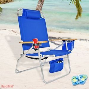 Beach Chair Outdoor Camping Hiking Fishing Patio Folding Lounge Recliner Seat