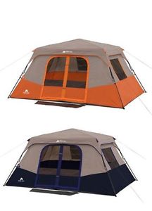 Ozark Tents 8 Person 2 Room 13'x9' Outdoor Family Instant Cabin for Camping Tent