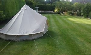 4m Bell Tent with ZIG (zipped in groundsheet) Glamping