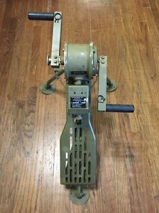 Hand Crank Generator G-76A/G 24 Volt Vintage Military Special Forces Generator