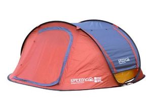 NEW EXPLORE PLANET EARTH SPEEDY POP UP TENT 4 PERSON CAMPING WATERPROOF SHELTER