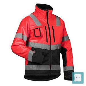 BLAKLÄDER 490025175599XXXL: 3X-CL 0,51 CM (.2 ALTA VISIBILITÀ "-GIACCA SOFTSH...