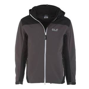 Jack Wolfskin Frozen Peak Shell Uomini Morbido Inverno anti-vento super calda