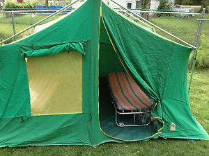 Sears camping canvas tent