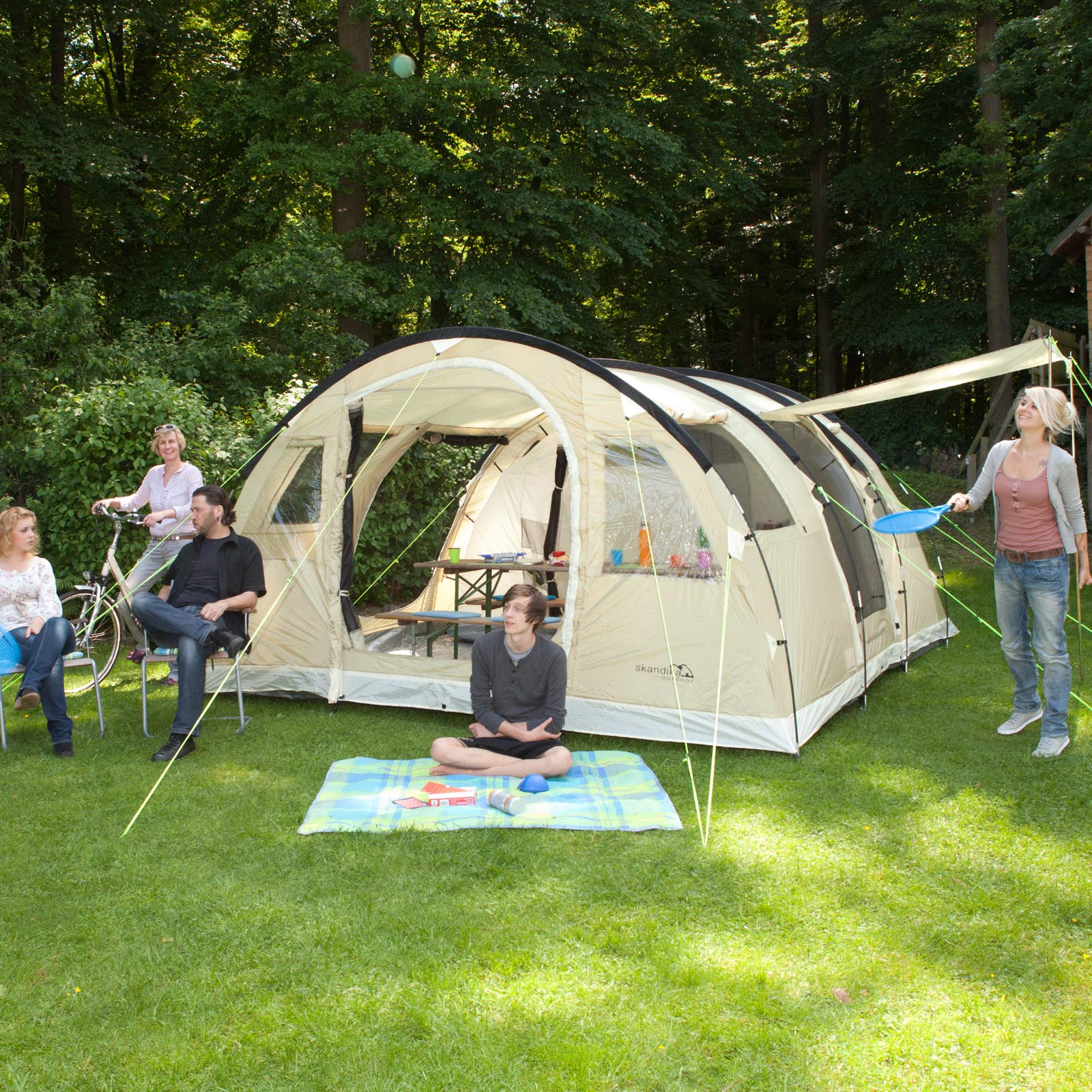 SKANDIKA GOTLAND 5 PERSON/MAN FAMILY TENT GROUP CAMPING 5000mm WATER COLUMN NEW