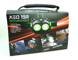 LED LENSER  XEO 19R green + riesiges Zubehörpaket  7219-RG  Zweibrüder