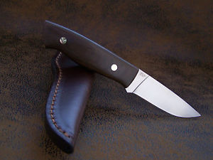 ENZO Messer Mod.Trapper 95 D2 Stahl Flachschlif Micarta Jagdmesser Outdoormesser
