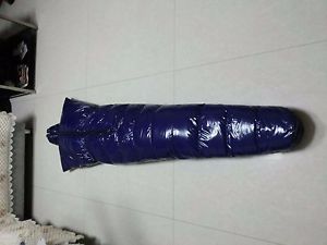 Shiny gloss wetlook nylon mermaid sleeping bag down mummy sleeping bags warm new