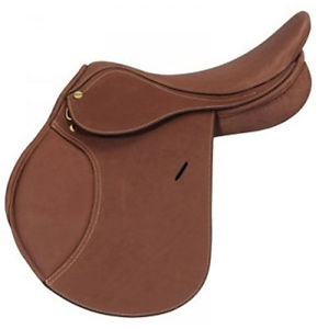 2063-W01P Henri de Rivel Advantage Close Contact Grippy Saddle 17 Inch Oakbark