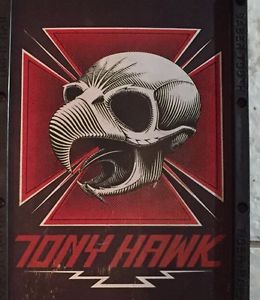 1980's Tony Hawk Powell Parelta Bird Skull Iron Cross Original Skateboard PIG OG