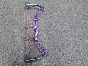Elite Energy 35 Left Handed 27.5" 40-50 LB Bow Purple Riser