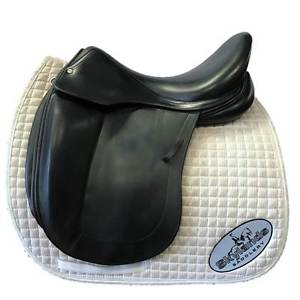 Used L'Apogee DL Monoflap Dressage Saddle - Size 18 - Black