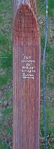 Fedora 560 Hunter recurve, very nice, 60" 49lb@28, actionwood, bamboo limb cores