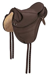 Barefoot Cheyenne Saddle Treeless Design VPS  Leather Size 2 Brown + Wide Pommel