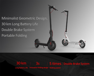 Xiaomi M365 Ultra-light Electric Scooter Double Brake System 2 Wheels Free Ship