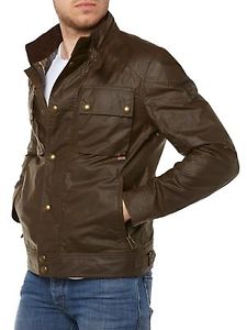 NUOVO BELSTAFF GIACCA UOMO 71020198 RACEMASTER BLUSA VERDE SCURO GREEN UOMO