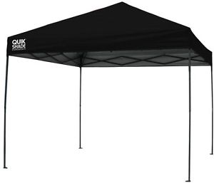 Quik Shade Expedition 100 Team Colors 10 ft. x 10 ft. Black Instant Canopy