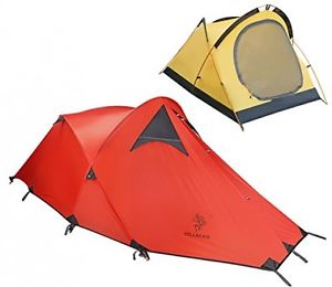 HILLMAN Portable Double Aluminum Bar Coated silicon Strong camping Tent