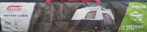 Coleman 10 Person Instant Cabin Tent 60 Sec Set up Camping house Shelter Camp A3